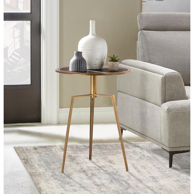 2020s Pasargad Home Delos Side Table For Sale - Image 5 of 7