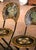 Early 20th Century French Hand-Painted Wrought Iron Folding Bistro Set, 3 Pieces For Sale - Image 9 of 14