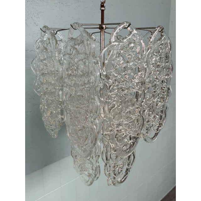Italian Glass Ragnatela Model Pendant from Mazzega, 1960s For Sale - Image 15 of 18