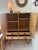 Wood Kurt Ostervig Oak Cabinet With Leather Pulls For Sale - Image 7 of 18
