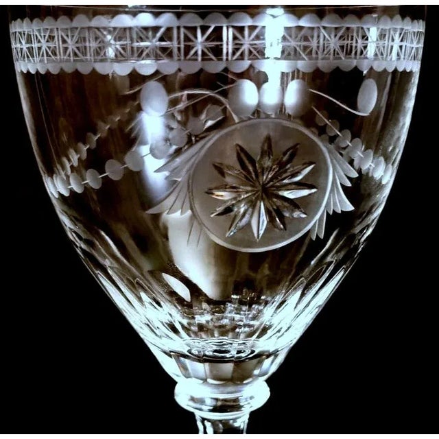 1990s 1990s Yeoward William “Collection Crystal” English Goblet For Sale - Image 5 of 13
