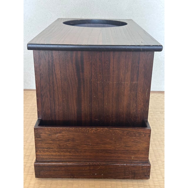 1970s Mid-Century Japanese Zelkova (Keyaki)＆Paulownia Bar Cart / Tea Wagon For Sale - Image 5 of 14