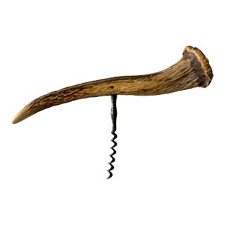 Antique Stag Antler Corkscrew For Sale