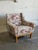 Mid-Century Modern Floral Upholstered Lounge Chair Danish Mid-Century Modern 1970s For Sale - Image 3 of 11