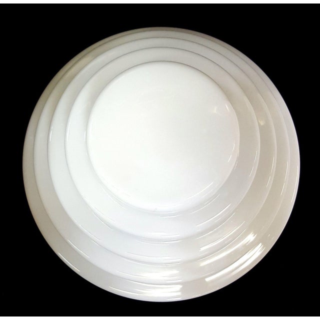1930s 1930s Stepped Art Deco Skyscraper Ceiling Mounted Globe With Fixture 2 Available For Sale - Image 5 of 5