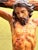 Spanish Baroque Carved Polychrome Crucifix, 1600s For Sale - Image 9 of 12