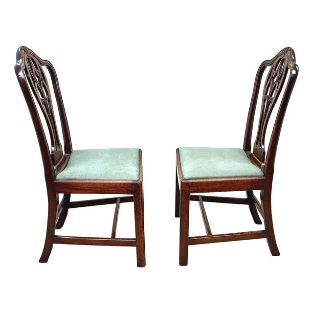 Set of 18th Century Georgian Side Chairs, 1780s For Sale - Image 6 of 13