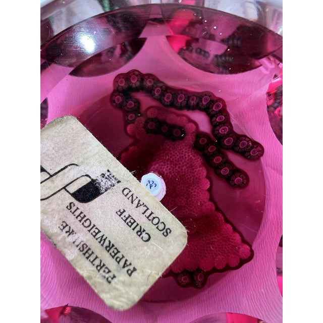 Paperweight Christmas Bells Glass 1977 Signed Vintage Perthshire For Sale - Image 11 of 18