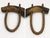 1900 - 1909 Authentic Antique Wooden Ox Yoke – Hand-Carved Farm Implement Wall Sculpture, 54" For Sale - Image 5 of 7
