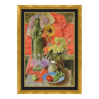 Mid 20th Century Floral Still Life, Bela Kontuly For Sale