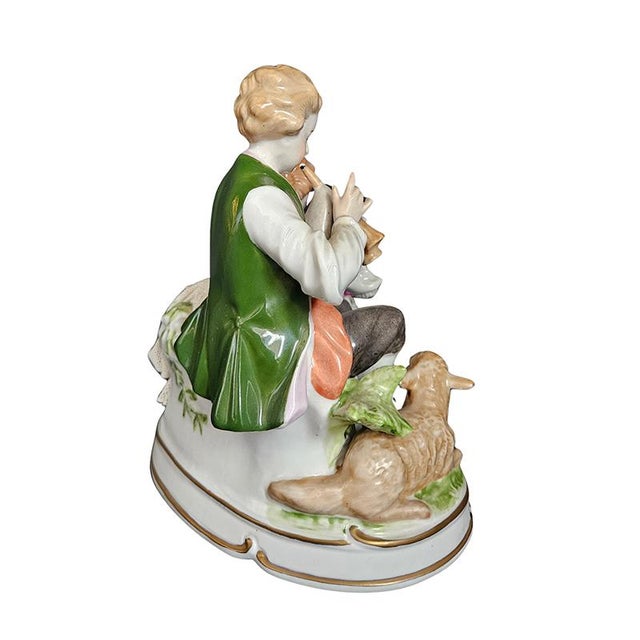 1980s Enamelled Sculpture of Children, 1890s-1910s For Sale - Image 5 of 8