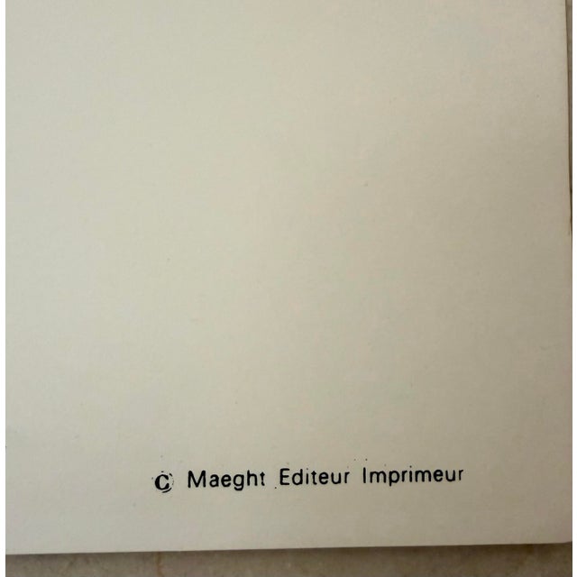 Alexander Calder “Stabiles” Galerie Maeght Exhibition Poster, Paris, 1963 For Sale In Chicago - Image 6 of 9