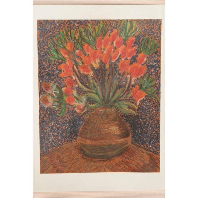 Artist Signed Pastel Painting Inspired by Vincent Van Gogh For Sale - Image 9 of 18