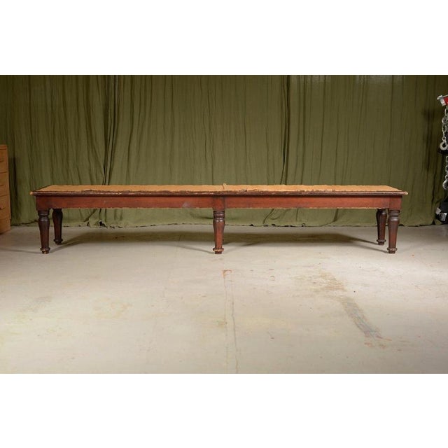 Victorian Country House Stained Pine Ottoman, 1880s For Sale - Image 4 of 8