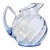 Mid 20th Century Cambridge Glass Moonlight Blue Optic Ball Pitcher For Sale