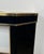 1970s Black and gold lacquered metal console signed by French designer Jean-Claude Mahey For Sale - Image 11 of 12