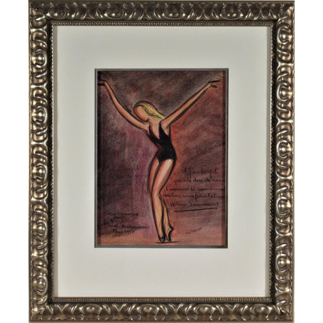 Jean Target, Ballet dancer Helene Sauvaneix dans Neige, Theatre Montparnasse, 1950 For Sale In San Francisco - Image 6 of 6
