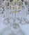 Palwa Mid 20th Century Gold Frame Layered Chandelier For Sale - Image 4 of 9