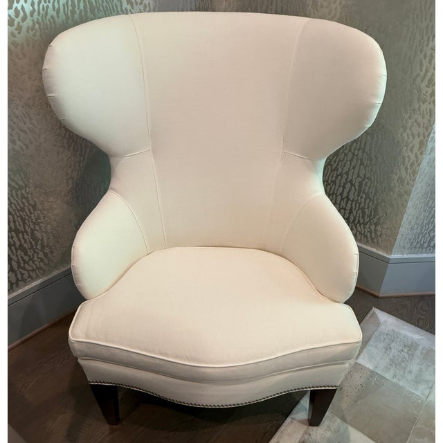 Ethan Allen Wilder Wing Chair For Sale - Image 11 of 14