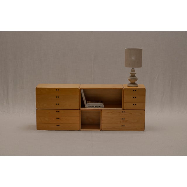 Beige Samara Modular Sideboard attributed to Derk Jan de Vries, 1970s For Sale - Image 8 of 18