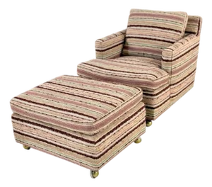 Edward Wormley Lounge Chair and Ottoman for Dunbar, 1960
