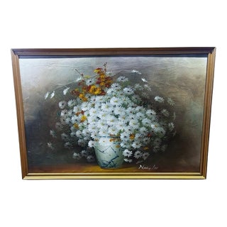 Nancy Lee, Still Life Composition, Oil Painting On Canvas For Sale