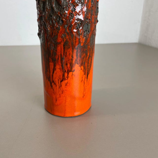 Black German Glaze Ceramic Studio Pottery Vase from Otto Keramik, 1970s For Sale - Image 8 of 18