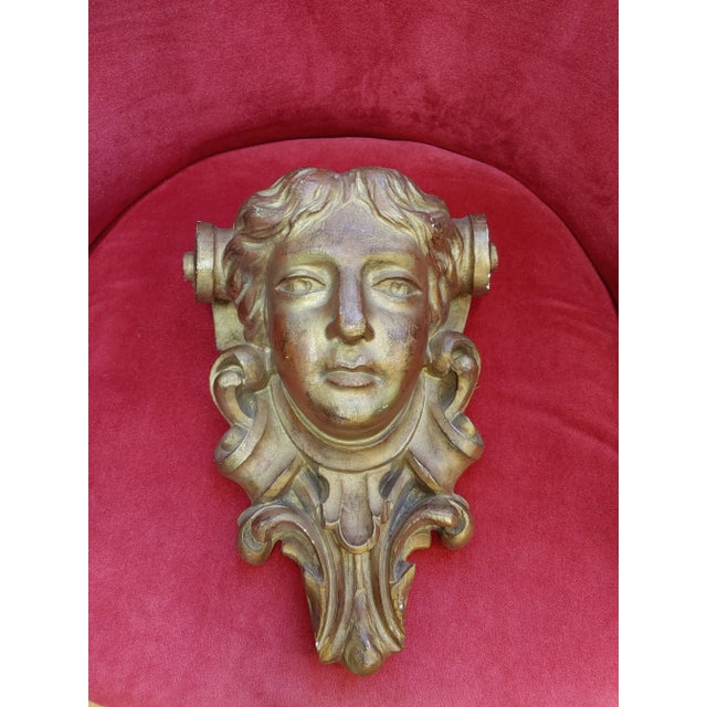 Arte Nouveau Femme Plaster Corbel Wall Hanging For Sale In New York - Image 6 of 6