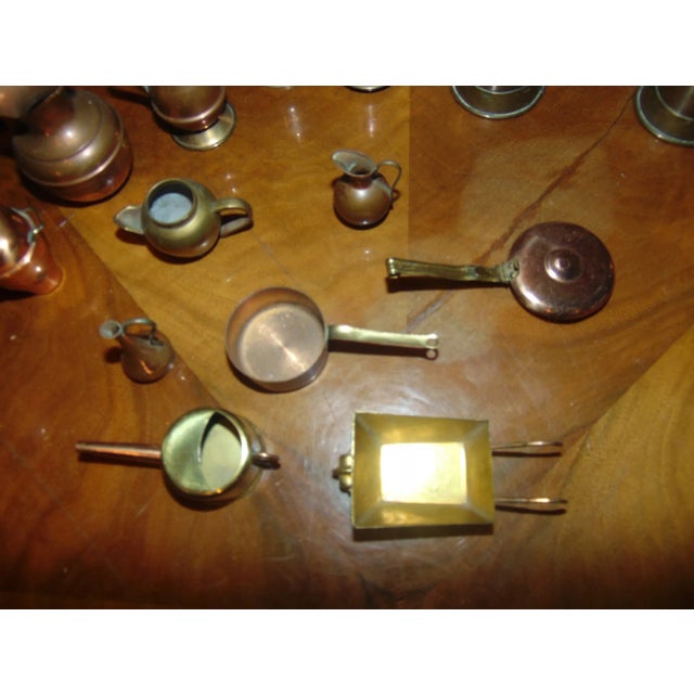 Mid-Century Brass and Copper Set, Set of 20 For Sale - Image 9 of 12