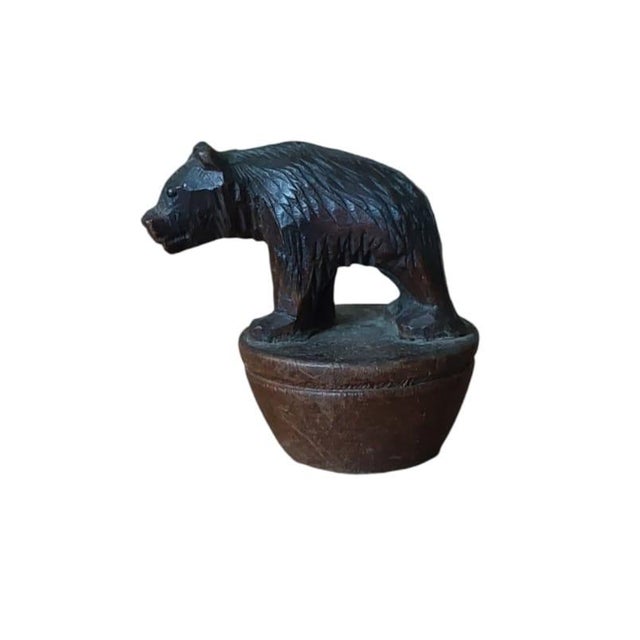 Vintage Black Forest Bears, 1950, Set of 8 For Sale - Image 3 of 10