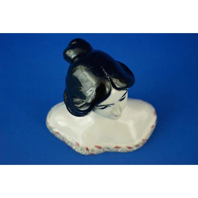 20th Century Ceramic Bust of a Woman from M.I.C.A. Factory, Sesto Fiorentino, Italy, 1920s For Sale - Image 12 of 18