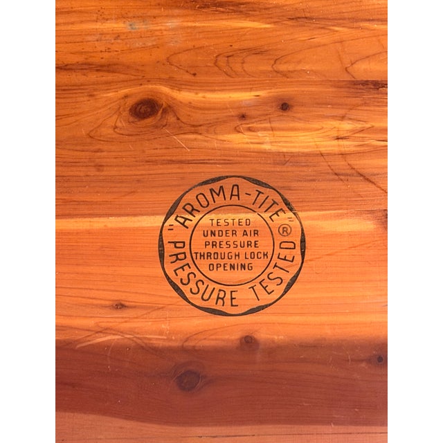 Mid-Century Walnut Lane Cedar Chest/Coffee Table For Sale - Image 11 of 12