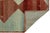 5x5 Modern Hand-Knotted Gabbeh Rug - Tribal Animal & Diamond Motif - Sky Blue For Sale - Image 4 of 8