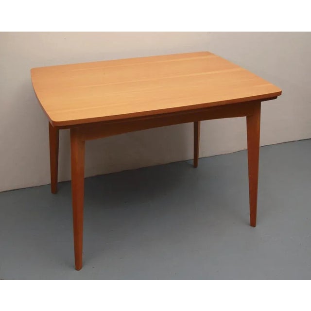 1950s Dining Table Extendable in Ash, 1955 For Sale - Image 5 of 11