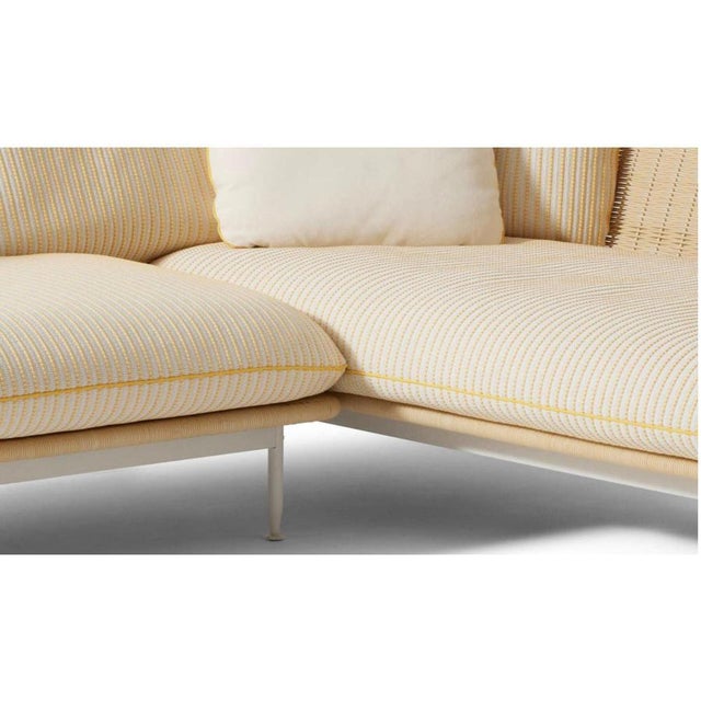 Esosoft Outdoor Sofa in Rattan & Stainless Steel from Antonio Citterio, Italy For Sale - Image 3 of 10