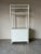 White Vintage Bent Rattan White Painted Bookcase For Sale - Image 8 of 13