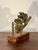 Campaign Antique Brass Nautical Sextant on Hardwood Display Stand, Maritime Instrument For Sale - Image 3 of 6
