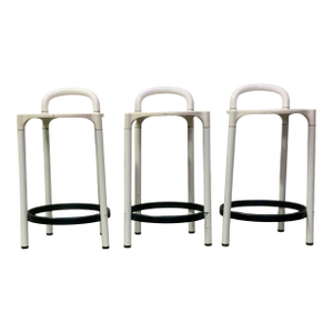 Set of Three Stools Attributed to Anna Castelli Ferrieri for Kartell, 1980s