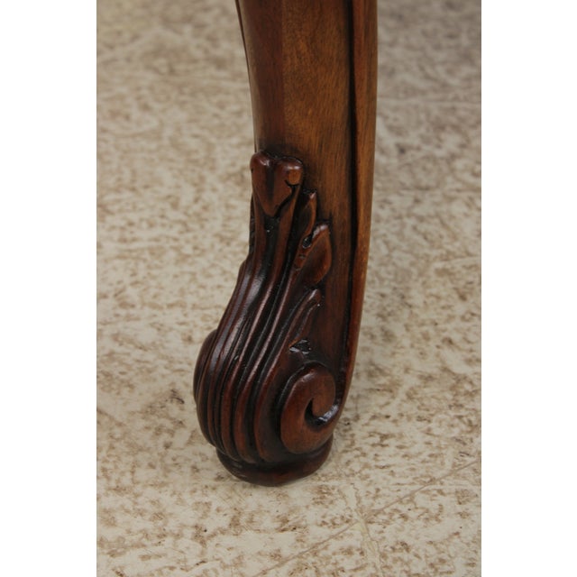 Henredon Georgian Style Mahogany Dining Room Table For Sale - Image 12 of 18