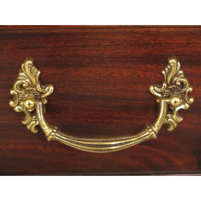 Henkel Harris Mahogany Bombe Dresser For Sale In Chicago - Image 6 of 9