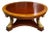 Late 20th Century Kindel Furniture Neoclassical Empire Revival Round Mahogany Coffee Table With Gilt Bronze Paw Feet For Sale