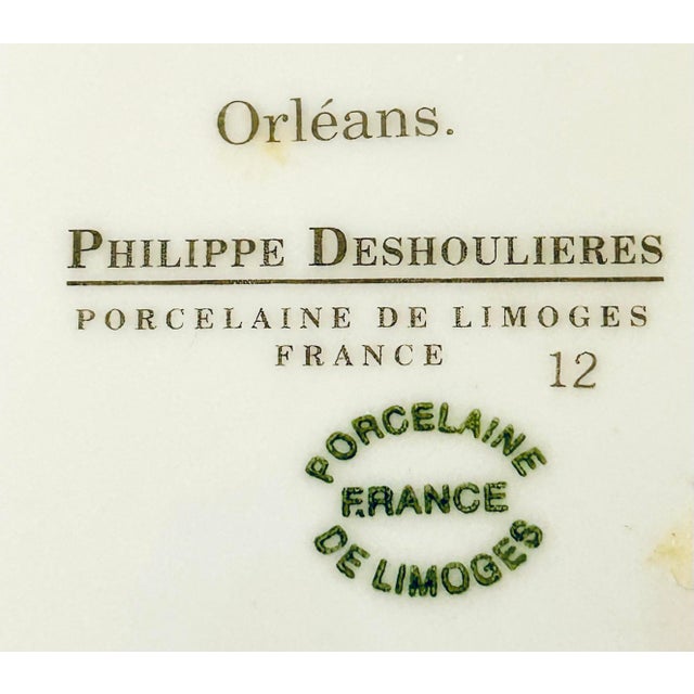 2000 - 2009 Philippe Deshoulieres Orleans Tea Cup and Saucer For Sale - Image 5 of 6