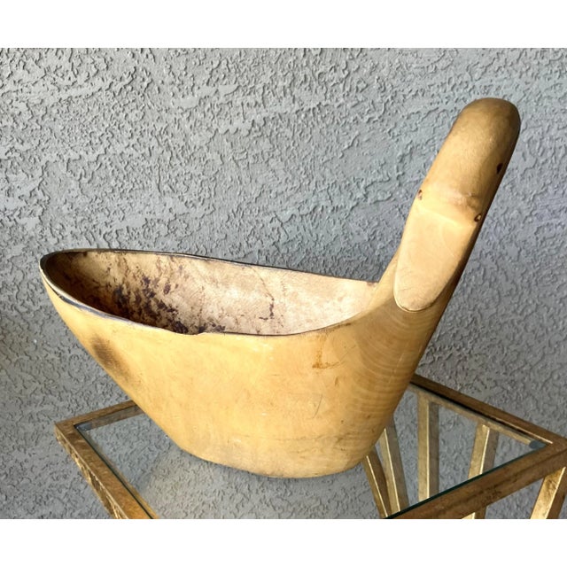 Excellent Pre-Owned Condition. Vintage hand-hewn wooden bowls typically feature gorgeous wood grain texture and subtle...