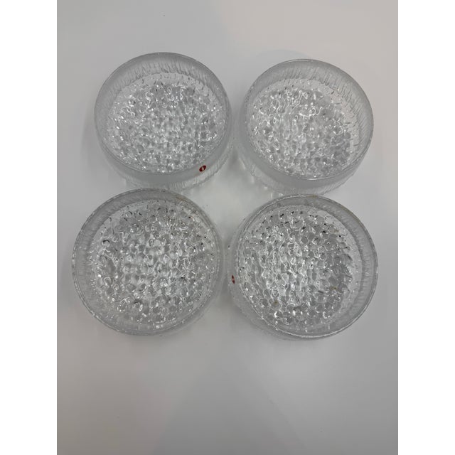 Set of 4 Iittala Ultima Thule Glass Dessert Bowls by Tapio Wirkkala – Made in Finland For Sale - Image 9 of 10