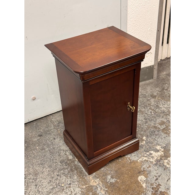 Wood Grange French Louis Philippe Bedside Cabinet For Sale - Image 7 of 12