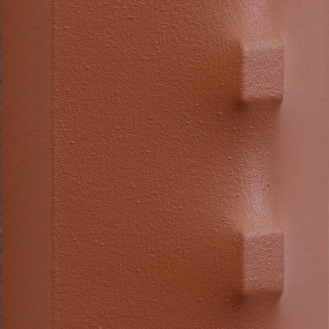 2020s Light Scp50-61 - Multi-Dimensional Minimalist Red Brown Abstract Sculptural Art by Len Klikunas For Sale - Image 5 of 9
