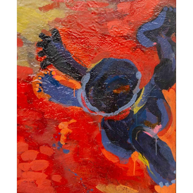 Erika Ranee Cosby (American, b. 1965), "Not Their Time", Acrylic and Shellac on Canvas, 2014, signed "Erika Cosby", dated,...