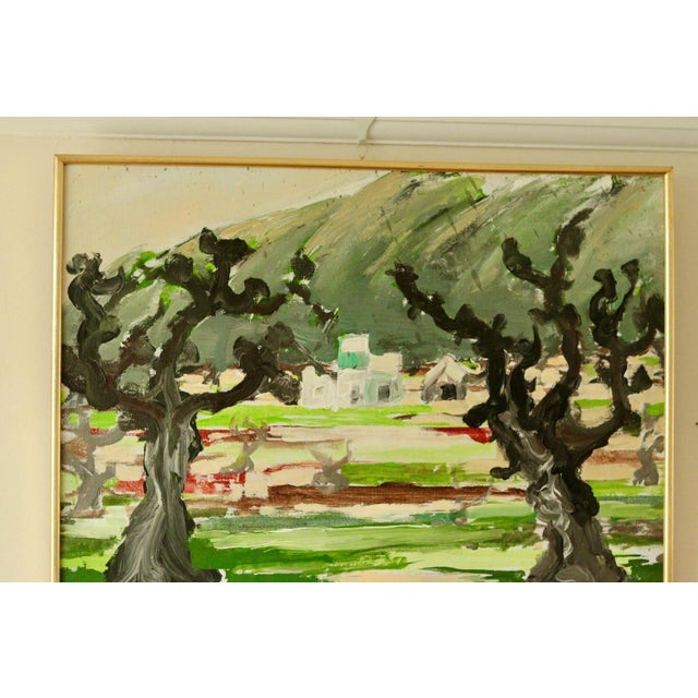 Nils Olsson, Landscape, 1960s, Oil on Canvas For Sale - Image 9 of 11