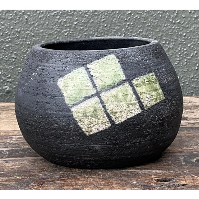 Gray Vintage Studio Pottery Bowl For Sale - Image 8 of 12