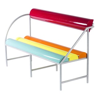 Flash Bench in Powder-Coated Aluminum by Altreforme For Sale